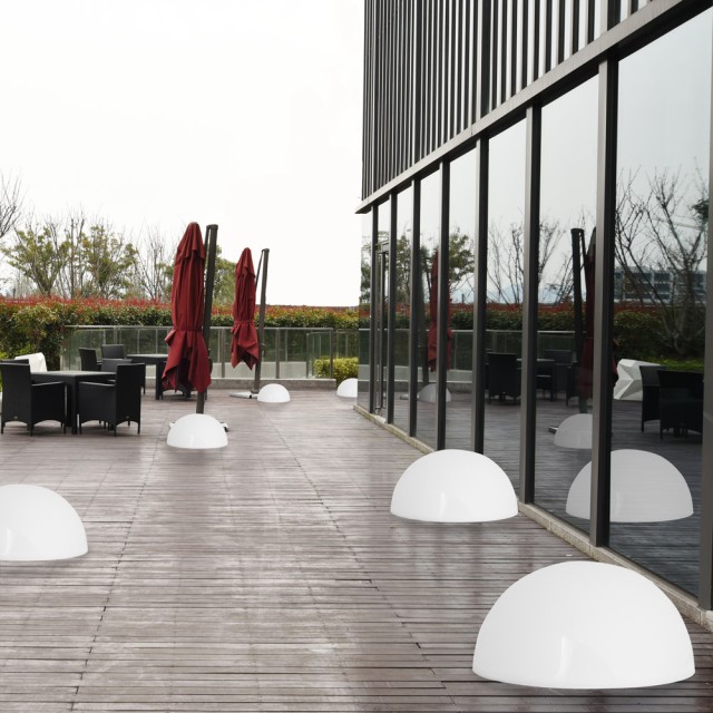 Σετ 3 Ηλιακά Φωτιστικά LED Ημικυκλικά 20,5 x 9,8cm 108850 Monzana