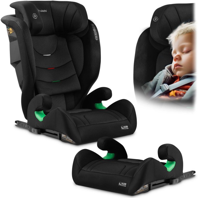 Παιδικό Κάθισμα Αυτοκινήτου ISOFIX 15-36kg – Μαύρο 710010 Nukido