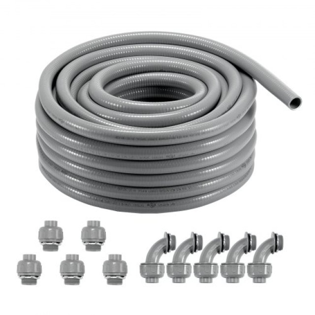 VEVOR 1 Εύκαμπτος Σωλήνας PVC 100 ft Μη Μεταλλικός IP65  PVCYMDQDG1INFF00ZV0