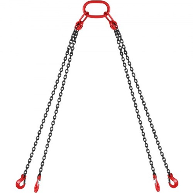 Ανυψωτική Αλυσίδα VEVOR 10ft, 5/16, 5 Τόνων, 4 Γάντζοι  3MSGLT00000000001V0