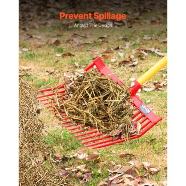 VEVOR Ανταλλακτική Κεφαλή Πιρούνας Κοπριάς 18 Δόντια (6 Τεμάχια) HY...