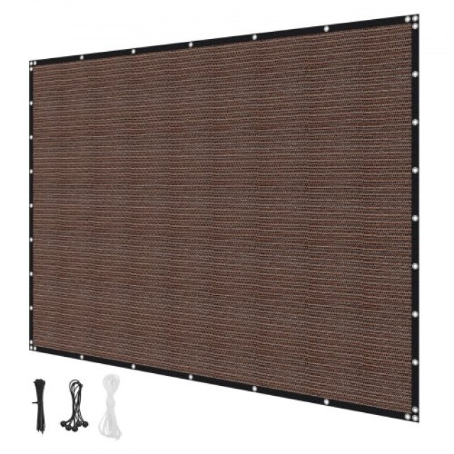 VEVOR Οθόνη Ιδιωτικότητας 8x12 ft για Κήπο (Καφέ) JBZGB96FT185N15YX001V0