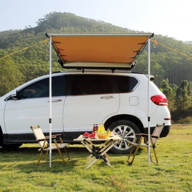 VEVOR  Πλευρική Τέντα Αυτοκινήτου 4.6x6.6, PU3000mm UV50+, Αδιάβροχ...