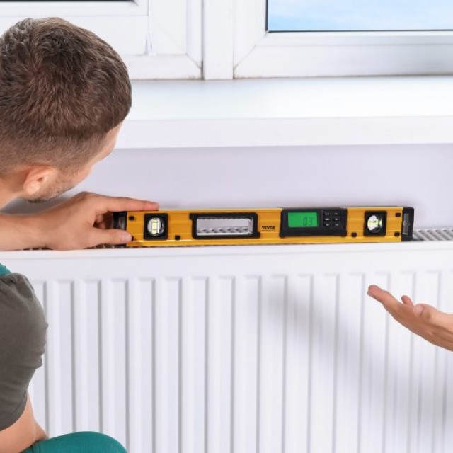 VEVOR Μαγνητικό Αλφάδι 600mm με LED Οθόνη και Μηχανικές Φυσαλίδες  SXSPCBGYJP24IQ8BUV0