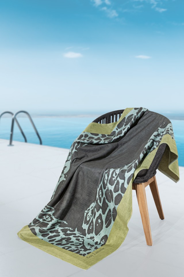 Guy Laroche Πετσέτα Θαλάσσης Velour Printed 2503/01 100x175- 113003...