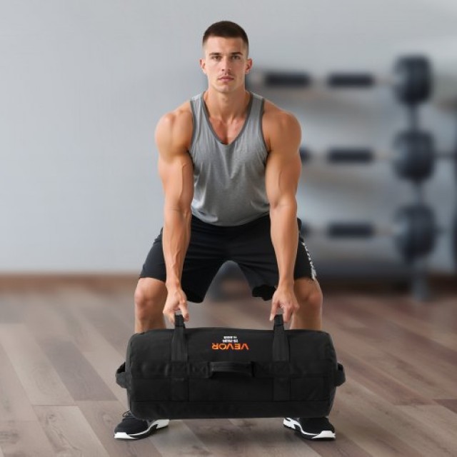 VEVOR Τσάντα Άμμου Γυμναστικής Βαρέως Τύπου για CrossFit και Προπόν...