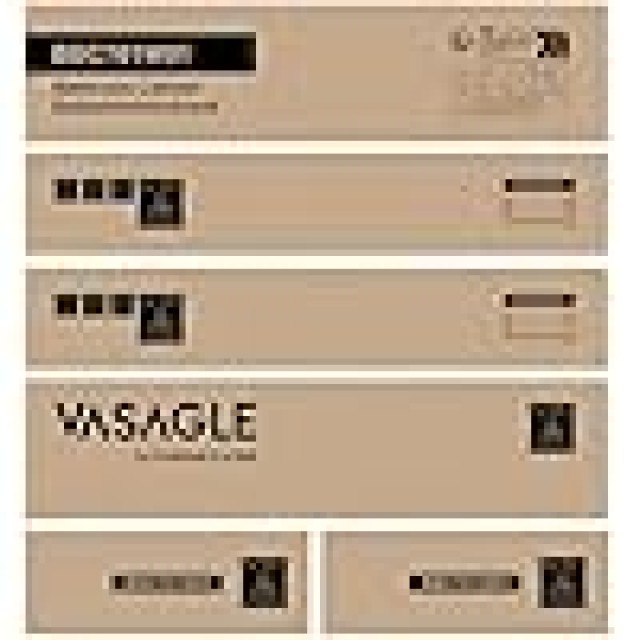 VASAGLE Ψηλό Ντουλάπι Μπάνιου 40x40x170cm με Καλάθι Ρούχων - Πολυλε...