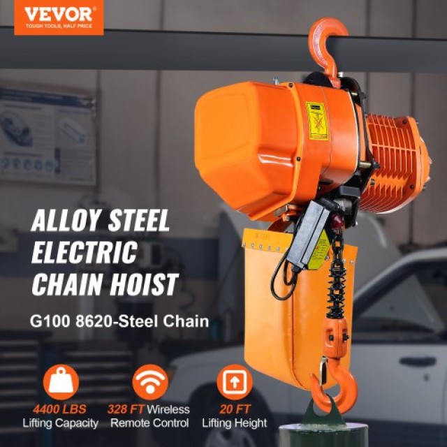 Ηλεκτρικός Γερανός VEVOR 3 Φάσεων 4400 lbs 20 ft  DDHLHLCS6MDDC52ZEV8