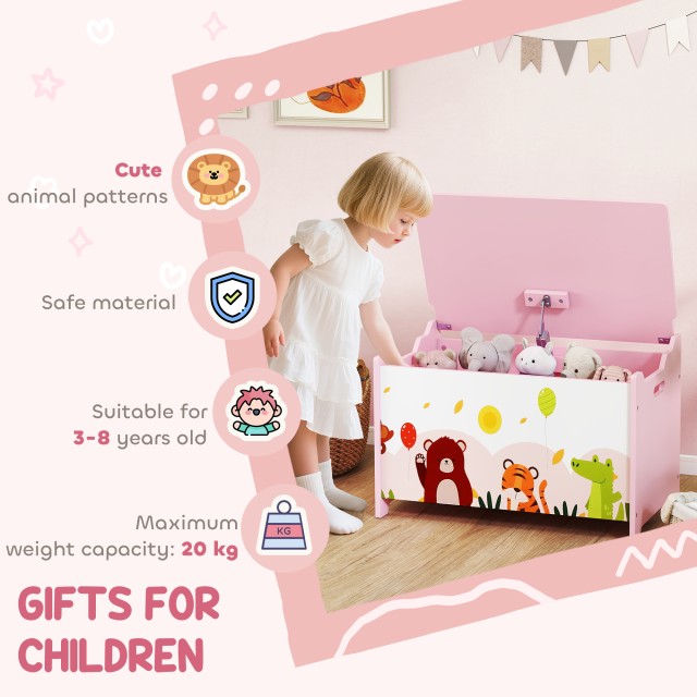 AIYAPLAY Παιδικό Κουτί Αποθήκευσης με Ασφαλείς Μεντεσέδες από Ξύλο ... AIYAPLAY Παιδικό Κουτί Αποθήκευσης με Ασφαλείς Μεντεσέδες από Ξύλο ...