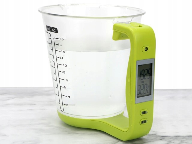 Verk Group Ηλεκτρονική Κουζινική Ζυγαριά Κούπα με LCD Οθόνη - Ζυγίζ...