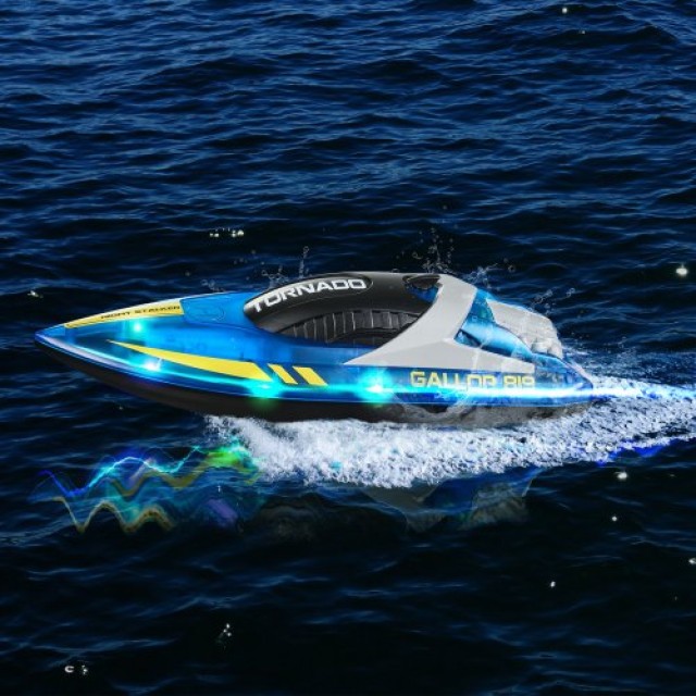 Τηλεκατευθυνόμενο Σκάφος VEVOR 2.4 GHz 12 km/h Μπλε  SSYKCCJ30KMHMVT8AV9