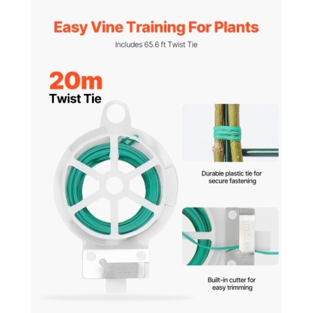 VEVOR Πτυσσόμενη Μεταλλική Κατασκευή Κήπου για Αγγούρια σε Σχήμα Α-... VEVOR Πτυσσόμενη Μεταλλική Κατασκευή Κήπου για Αγγούρια σε Σχήμα Α-...