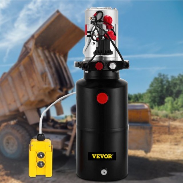 VEVOR  8 Qt Διπλής Δράσης Υδραυλική Αντλία Τρέιλερ Ανύψωσης Σιδήρου  8LYXSZYYYDY000001V0