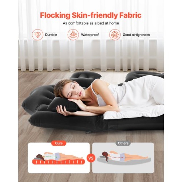 VEVOR Φουσκωτό Στρώμα Αυτοκινήτου για Ταξίδια και Κάμπινγκ HPKZRHST...