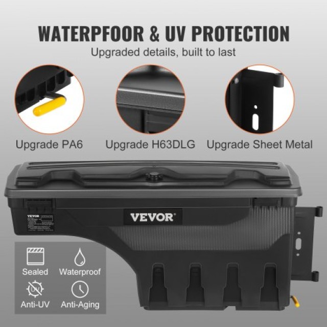 Κουτί Αποθήκευσης VEVOR για Ford F-150 2015-2021, Δεξιά Πλευρά  KCL...