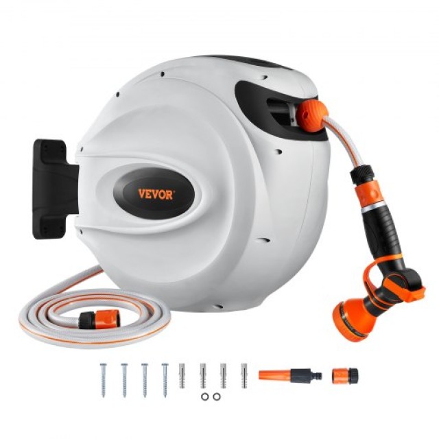 VEVOR Αναδιπλούμενος Σωλήνας Κήπου 1/2 x 98.43 ft Τοίχου KSSJGQSHC200ZFP6ZV0
