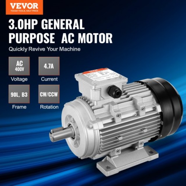 Ηλεκτροκινητήρας VEVOR 2.2KW 3-Φάσεων  TYJLIECDJ300ILW2HV8