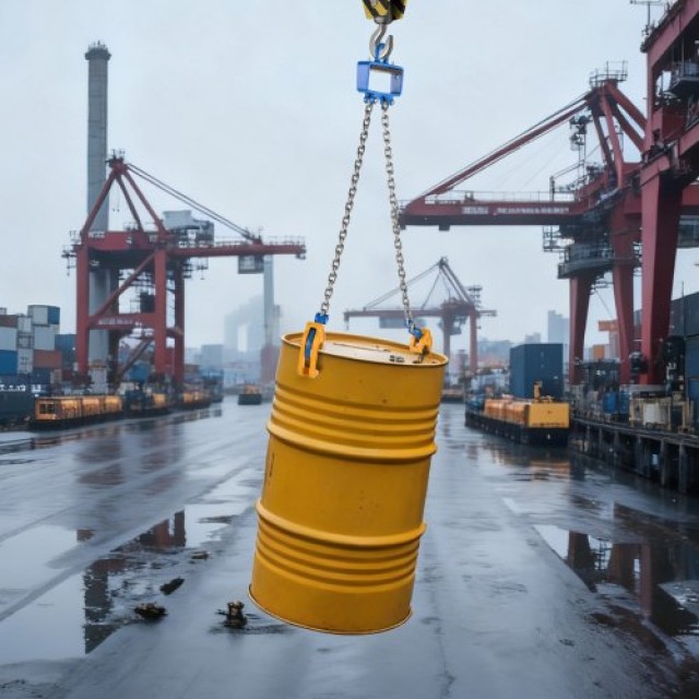 VEVOR Ανυψωτική Αλυσίδα Τύπου Drum G80 με Άγκιστρο Ασφαλείας για Βα...