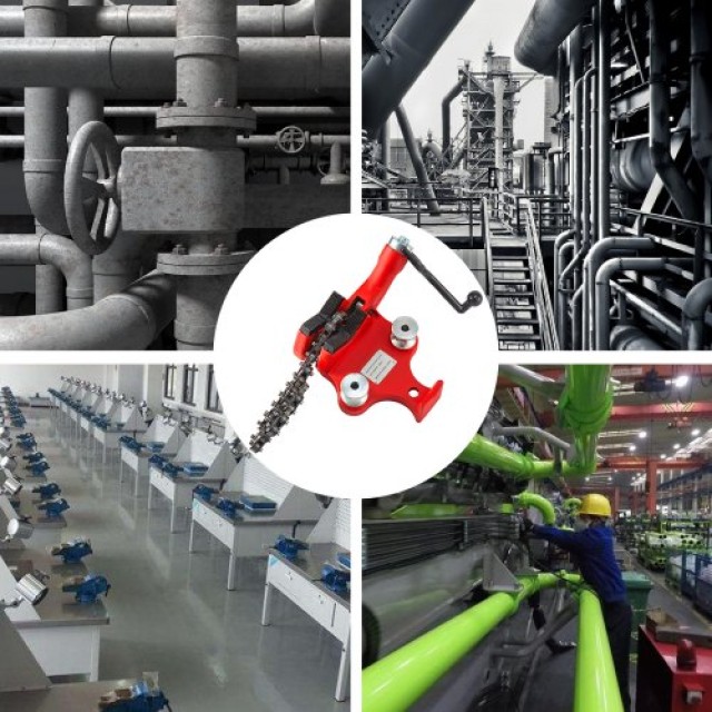 VEVOR  Βάση Αλυσίδας για Σωλήνες 1/8-5, Χυτοσίδηρος  GJLGTHQ0000000...