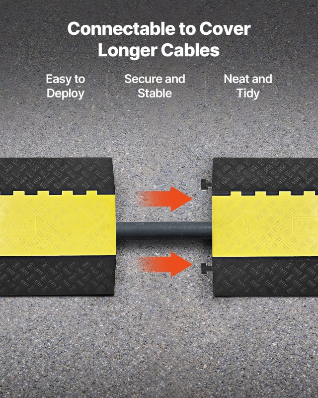 VEVOR Καλυμμα Διπλού Καναλιού (100 x 75 mm) από Καουτσούκ για Προστ...