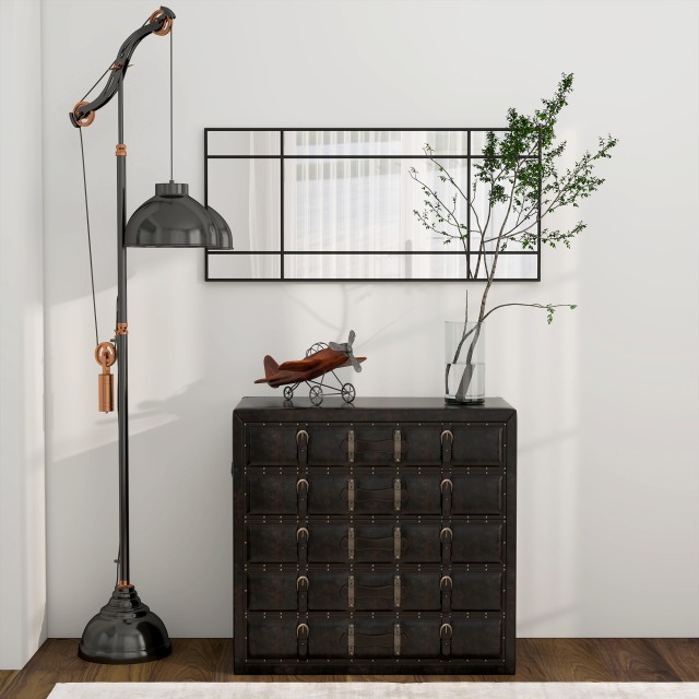 HOMCOM Καθρέπτης Τοίχου Στιλ Παράθυρο με Κατακόρυφη και Οριζόντια Τ... HOMCOM Καθρέπτης Τοίχου Στιλ Παράθυρο με Κατακόρυφη και Οριζόντια Τ...