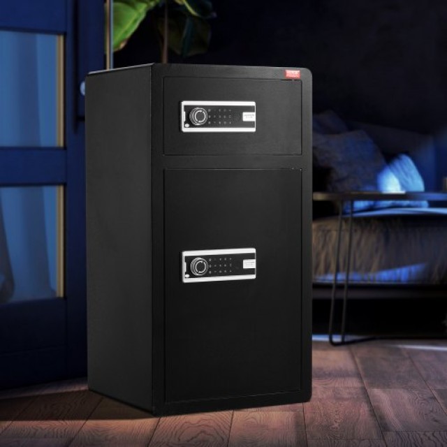 VEVOR Διπλή Πόρτα Χρηματοκιβώτιο 7.2 cu.ft με Κλειδαριά και Κωδικό Μαύρο  LMBXXLS782CUWAFUQV9