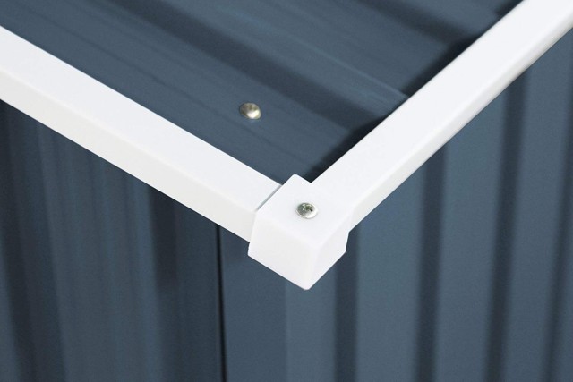 Costway Μεταλλικό Σπιτάκι Κήπου 213x127x185 cm με Ανθεκτική Κατασκε...