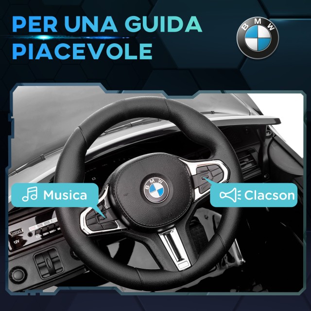 AIYAPLAY Ηλεκτρικό Αυτοκίνητο για Παιδιά με Άδεια BMW M4 με Τηλεχειριστήριο Κόρνα και Φώτα 108x69.5x51 cm Μαύρο 370-311V90BK