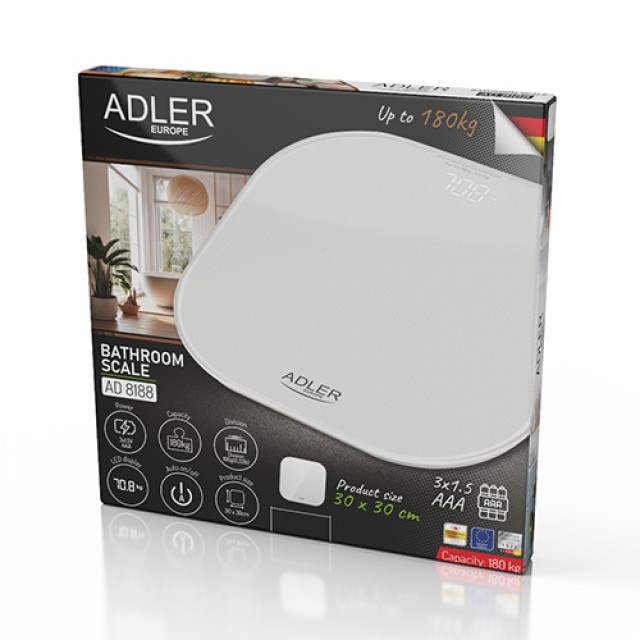Ψηφιακή Ζυγαριά Μπάνιου ADLER AD-8188