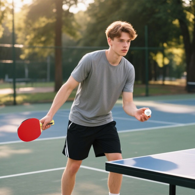 SPORTNOW Σετ 4 Ρακέτες Πινγκ Πονγκ και 8 Μπαλάκια με Θήκη Μεταφοράς...
