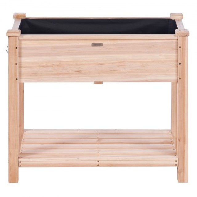 VEVOR Ξύλινη Υπερυψωμένη Γλάστρα 86x46x76cm για Λουλούδια, Λαχανικά...