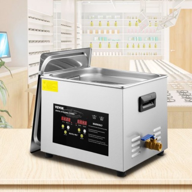 VEVOR 15L Ψηφιακός Υπερηχητικός Καθαριστής 600W 40KHz  QXJ15LCSB-60...