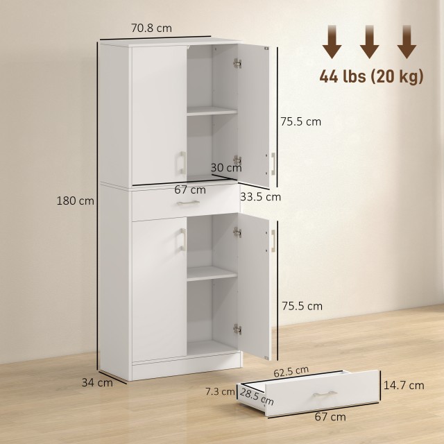 Ντουλάπα Αποθήκευσης με 2 Ντουλάπια και ένα Κεντρικό Συρτάρι, Ρυθμι... Ντουλάπα Αποθήκευσης με 2 Ντουλάπια και ένα Κεντρικό Συρτάρι, Ρυθμι...