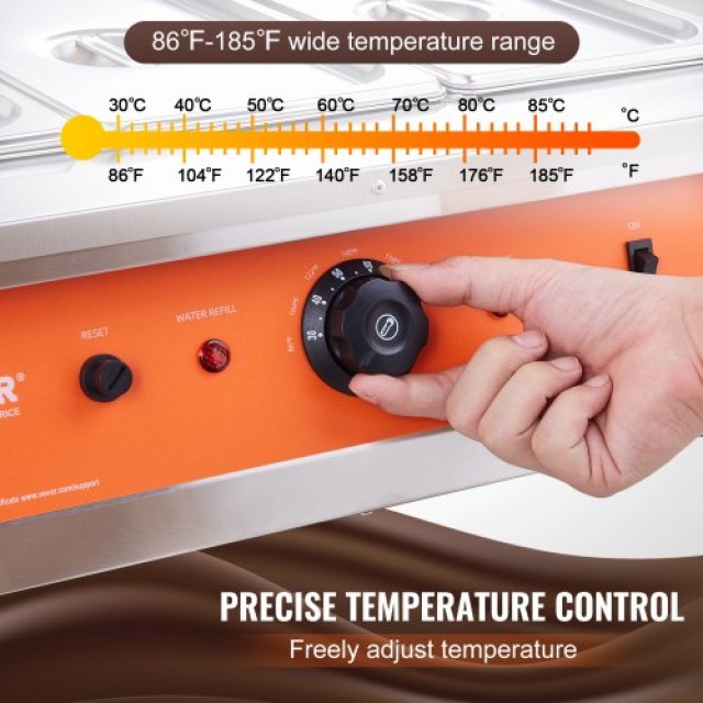 Μηχανή Σοκολάτας VEVOR 3 Δεξαμενών 12kg  Q2651500W3043O595V2