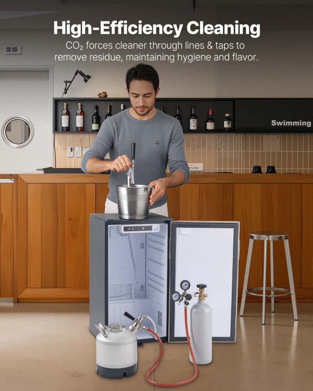 VEVOR Σετ Καθαρισμού Γραμμών Κεφαλών Ζύθου, 6.5L, 1.75 Γαλόνια, με ... VEVOR Σετ Καθαρισμού Γραμμών Κεφαλών Ζύθου, 6.5L, 1.75 Γαλόνια, με ...