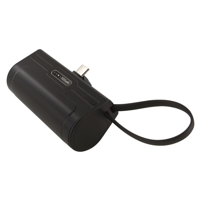 Power Bank 5000mAh με Θύρες Lightning & Type-C – Μαύρο HT0115 Be Mix