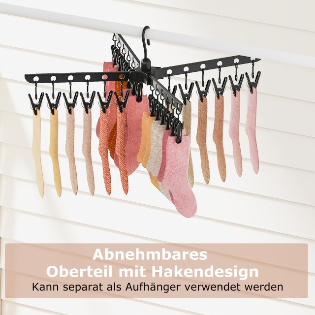 Costway Τριπλής Στάθμης Αναδιπλούμενη Απλώστρα Ρούχων 178εκ με 24 Κ... Costway Τριπλής Στάθμης Αναδιπλούμενη Απλώστρα Ρούχων 178εκ με 24 Κ...