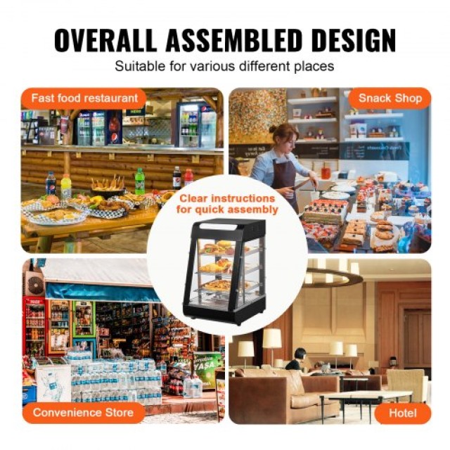 Επαγγελματική Θερμαινόμενη Βιτρίνα 3 Επιπέδων VEVOR  TYZSJ3C15YCY7U... Επαγγελματική Θερμαινόμενη Βιτρίνα 3 Επιπέδων VEVOR  TYZSJ3C15YCY7U...