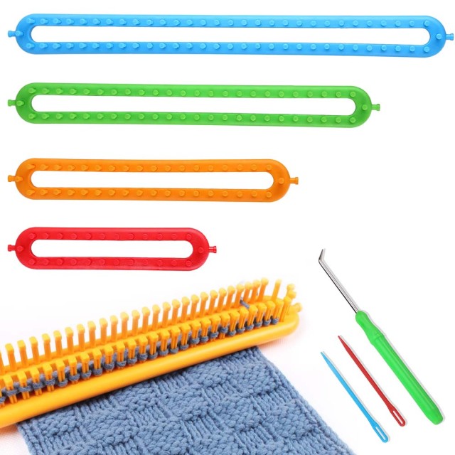 BAKAJI Σετ Πλέξης Βελόνες Κροσέ 4τμχ + Αξεσουάρ Βελόνες Βελονάκι Κα...