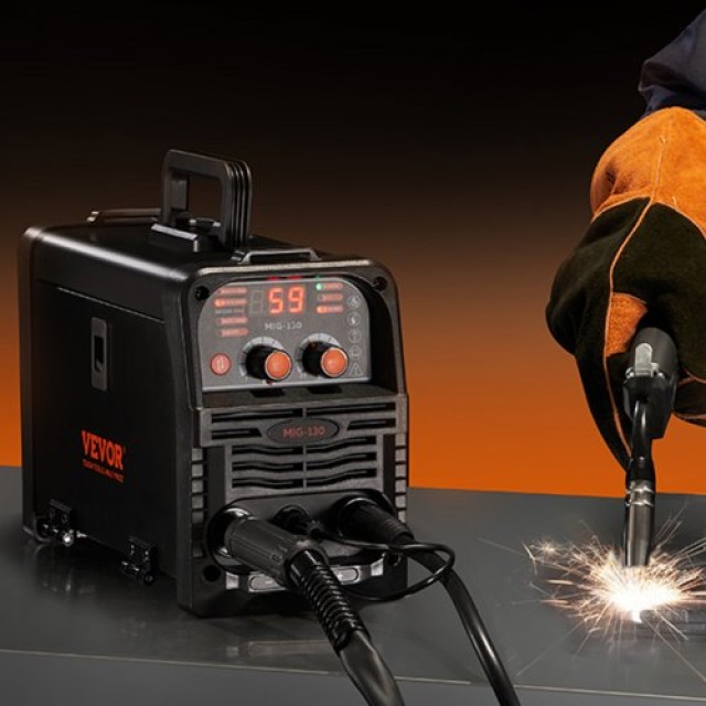 VEVOR Συγκολλητής MIG 130Amp 3-σε-1 Flux Core MIG/Stick/Lift TIG MI...