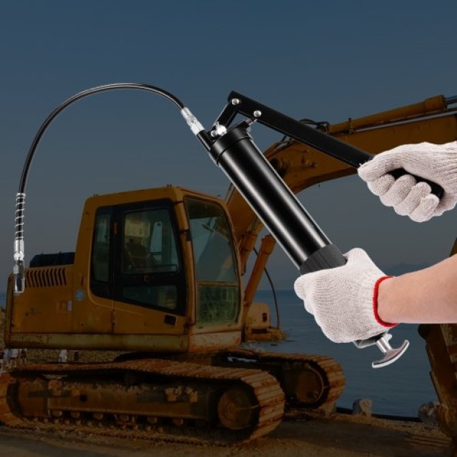 VEVOR Πιστόλι Γράσου 10000 PSI, 600 CC, με Εύκαμπτο Σωλήνα 47cm  SDHYQGGSW18IN6SQRV0
