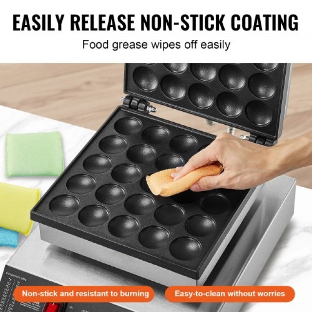 Μηχανή Μίνι Ολλανδικών Pancake 43mm 25τμχ VEVOR 1700W για Επαγγελμα...
