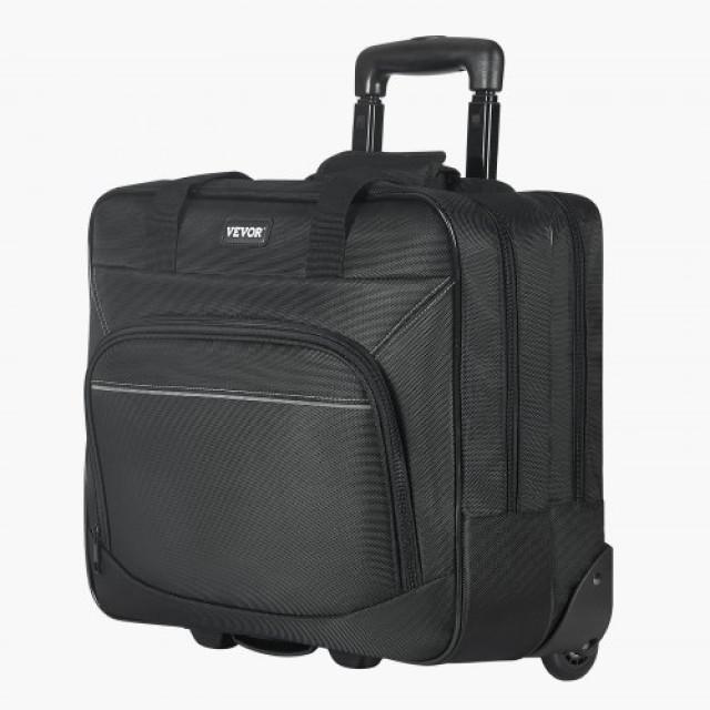 VEVOR Τσάντα Laptop με Ρόδες 15.6 Μαύρη LGSTDNB156INBPC3WV0