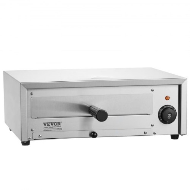 Ηλεκτρικός Φούρνος Πίτσας VEVOR 12 1500W 50-350℃ με Αποσπώμενο Δίσκο Ψίχουλων  CLMDRPSLDCDXV2U7ZV2