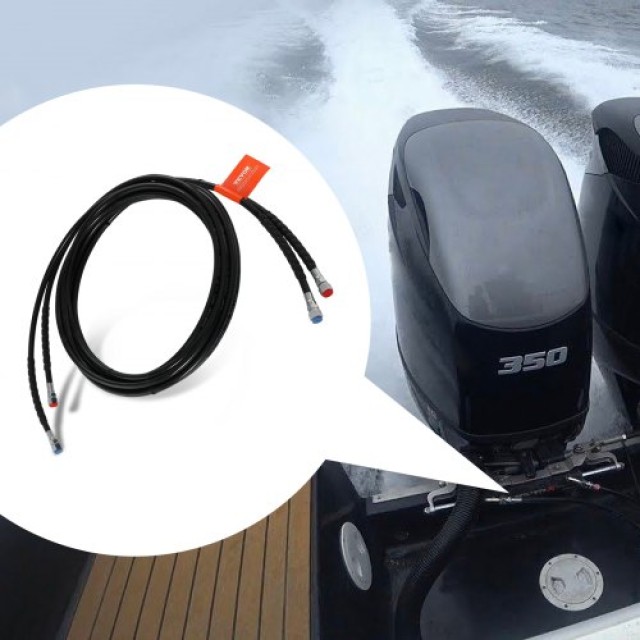Σετ Σωλήνων VEVOR 20 ft για Υδραυλικό Τιμόνι Σκαφών έως 300 HP  YYRGPJ220YC0PY24VV0