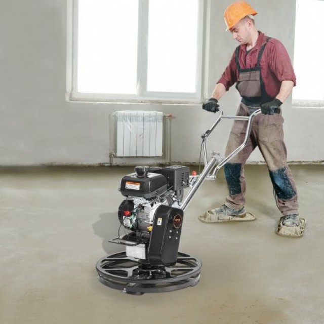 VEVOR Σπάτουλα Σκυροδέματος 24” 6HP Βενζινοκίνητη με Πλωτή Λεπίδα  DLMDJS24INCHTM04PV0