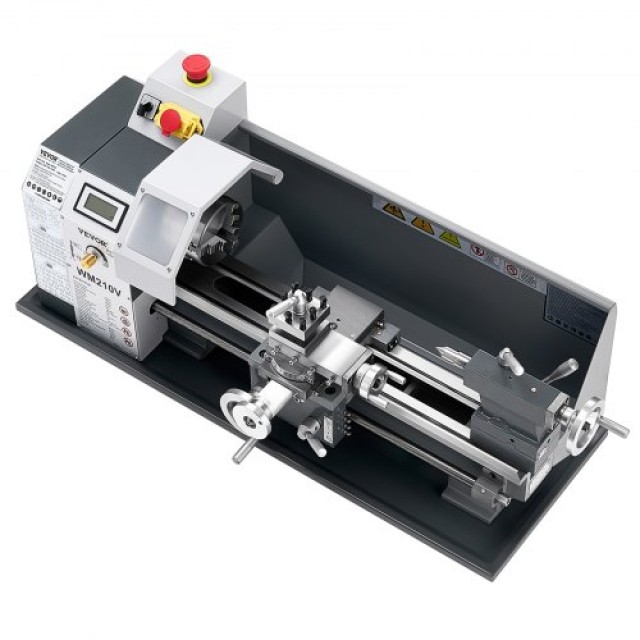 VEVOR Τόρνος Μετάλλου 8x16 550W Επιτραπέζιος Μεταβλητή Ταχύτητα GPZJSCC816IN072CJV2