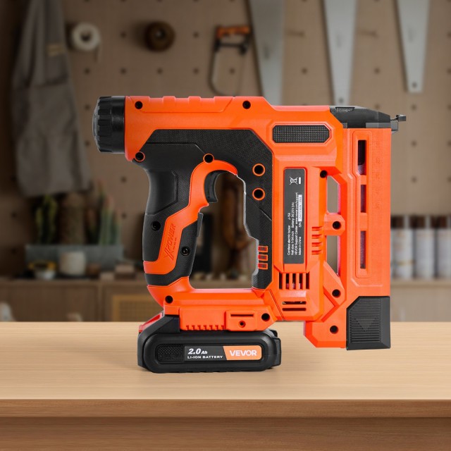 VEVOR Ασύρματο Καρφωτικό 2-σε-1 για Ξυλουργικές Εργασίες, Περιλαμβά...