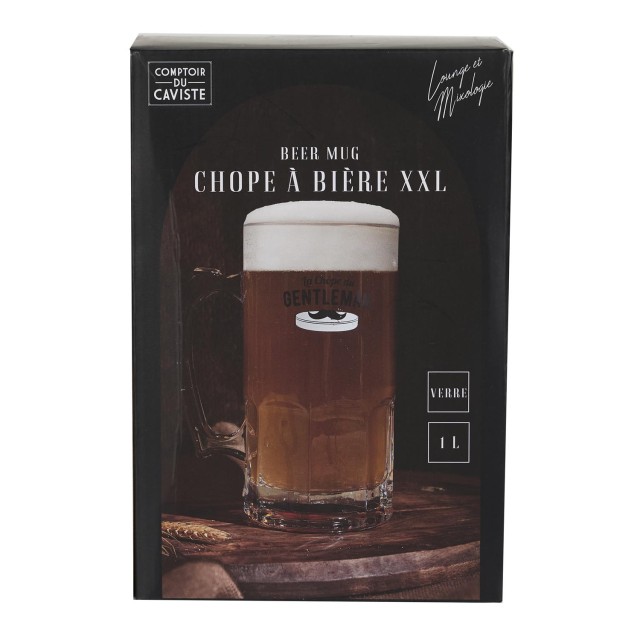 Cook Concept Ποτήρι Μπύρας XXL από Γυαλί – 1 Λίτρο  με Τυχαία Επιλο...