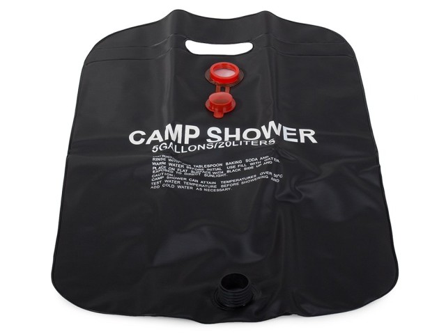 Ηλιακό Ντους Camping 20L 40 x 60 cm Μαύρο 5907451320846 Verk Group